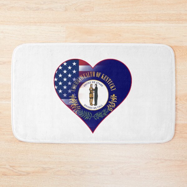 Item preview, State of Kentucky Flag and American Flag Fusion Design designed and sold by Gsallicat.