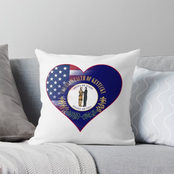 Item preview, State of Kentucky Flag and American Flag Fusion Design designed and sold by Gsallicat.