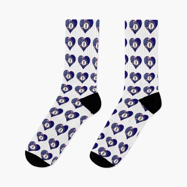 Item preview, State of Kentucky Flag and American Flag Fusion Design designed and sold by Gsallicat.