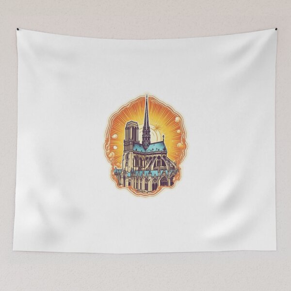 Item preview, Iconic Landmark - Notre-Dame de Paris in Sunlight designed and sold by lessyun.