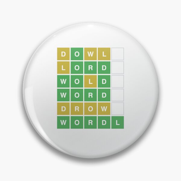 Item preview, WORDL Word Puzzle Game 4 Letter Anagram Play Fun Novelty Wordle designed and sold by Wendy Eriksson.