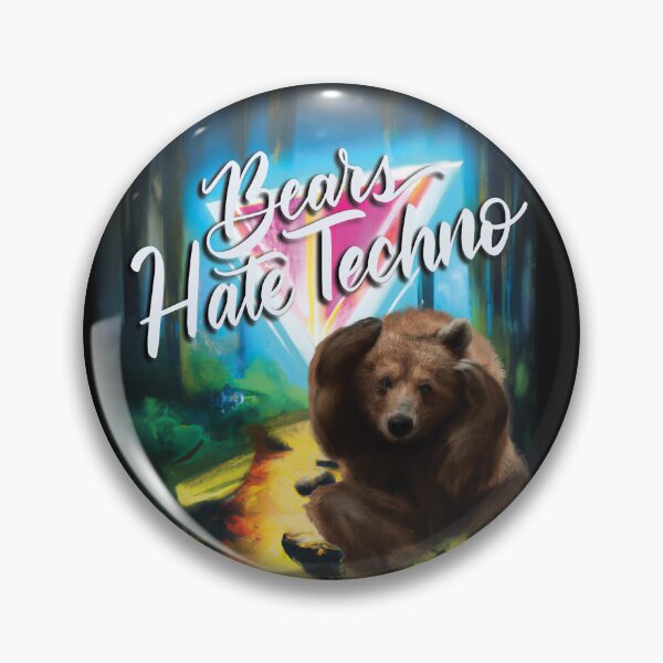 Item preview, Bears Hate Techno designed and sold by Casualigraphy.