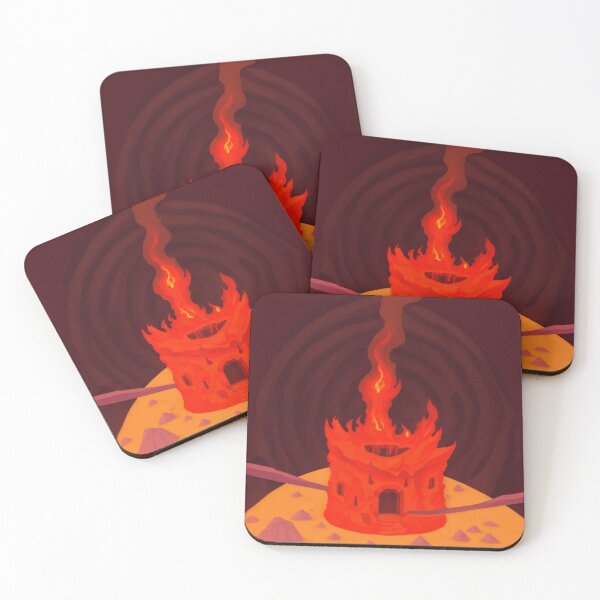 Item preview, Fire Castle inside Volcano Caldera designed and sold by RADRussell.