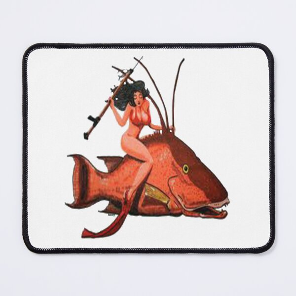 Item preview, HOGFISH SPEARFISHING WOMAN designed and sold by DonnieWright.
