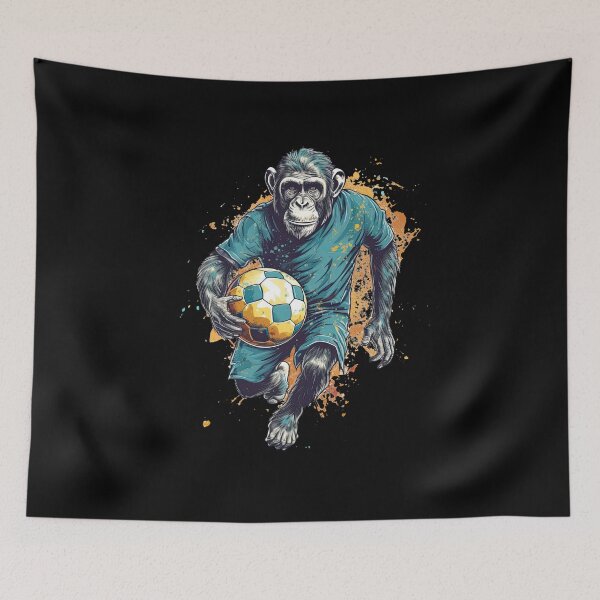 Item preview, Adaptable Athletic Ape: Soccer-Playing Primate designed and sold by DooodleGod.