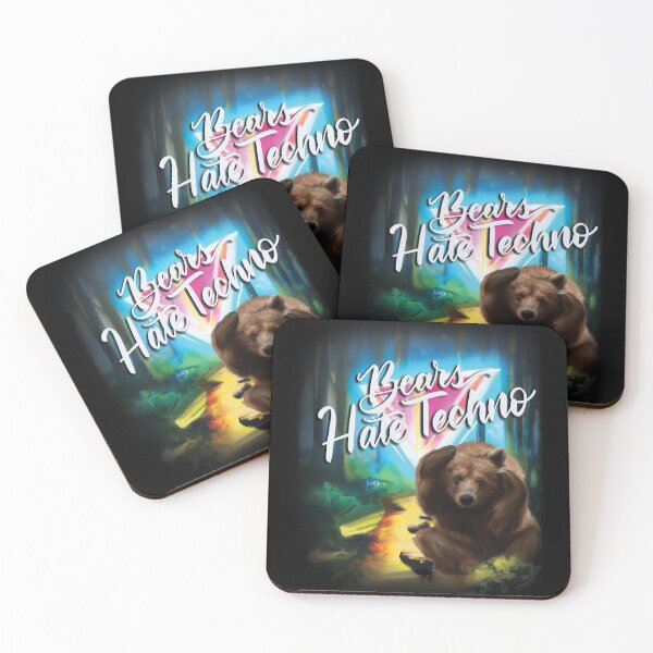 Item preview, Bears Hate Techno designed and sold by Casualigraphy.
