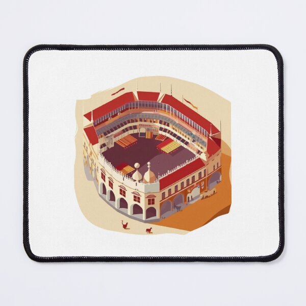 Item preview, Iconic Landmark - Plaza de Toros in Sunlight designed and sold by lessyun.