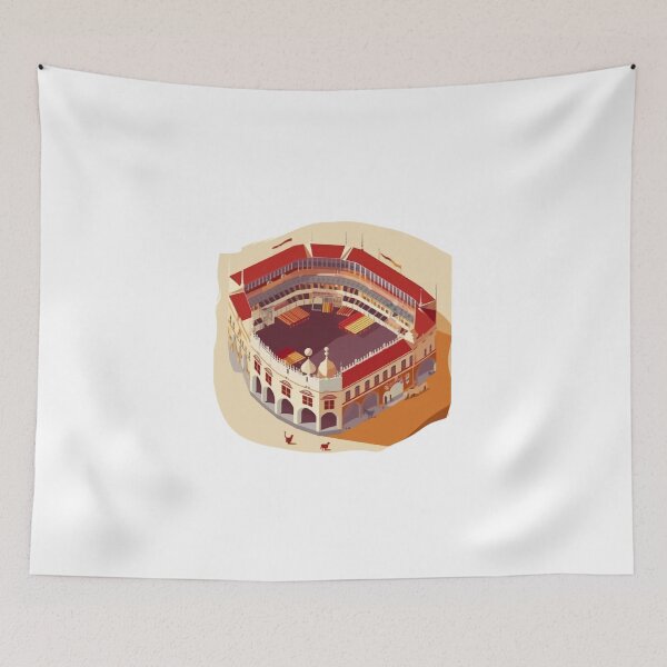 Item preview, Iconic Landmark - Plaza de Toros in Sunlight designed and sold by lessyun.