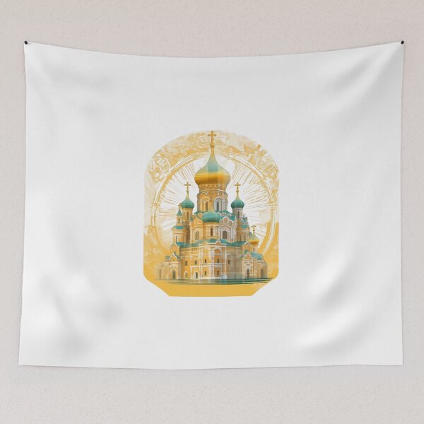 Item preview, Iconic Landmark - Saint Sophia Cathedral in Harbin in Sunlight designed and sold by lessyun.