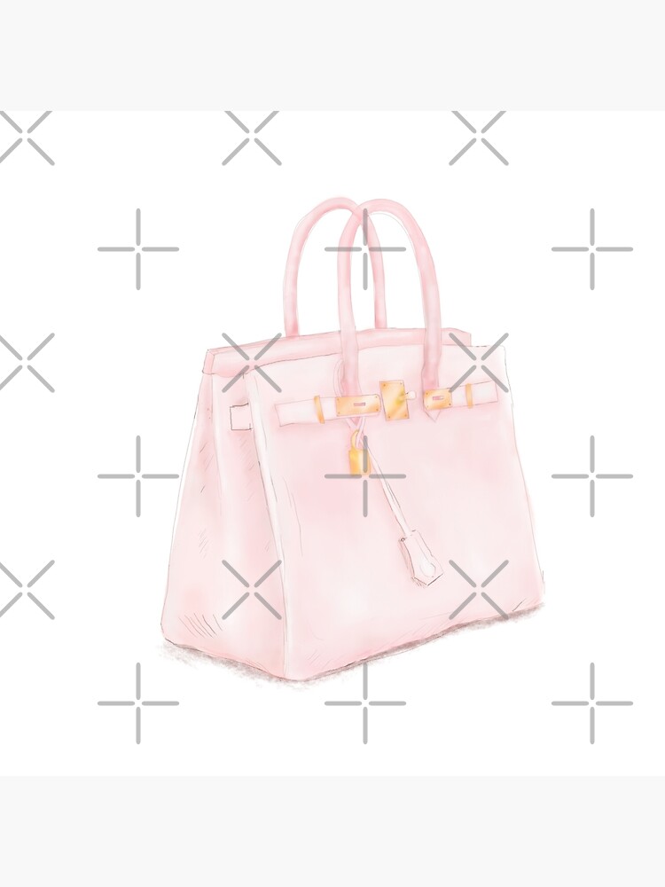 Pink designer tote online bag