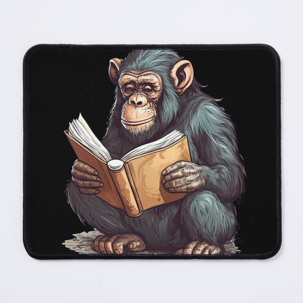 Item preview, Enlightened Chimpanzee: Intensely devouring designed and sold by DooodleGod.