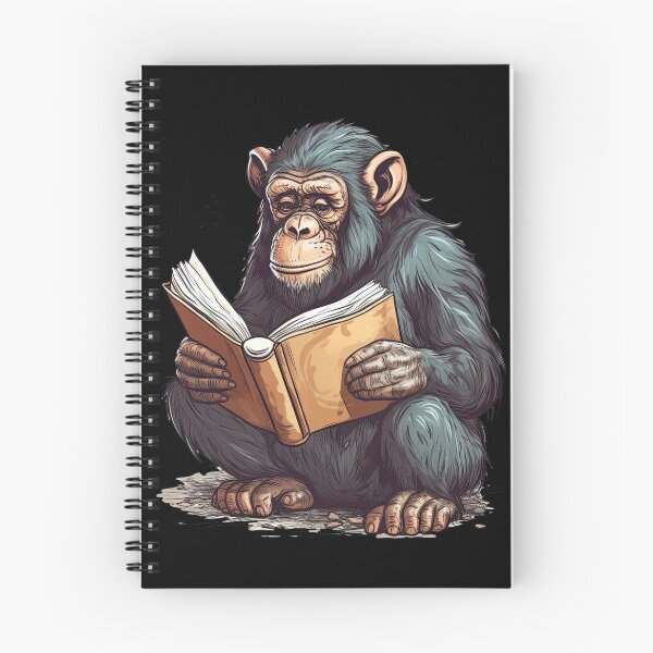 Item preview, Enlightened Chimpanzee: Intensely devouring designed and sold by DooodleGod.