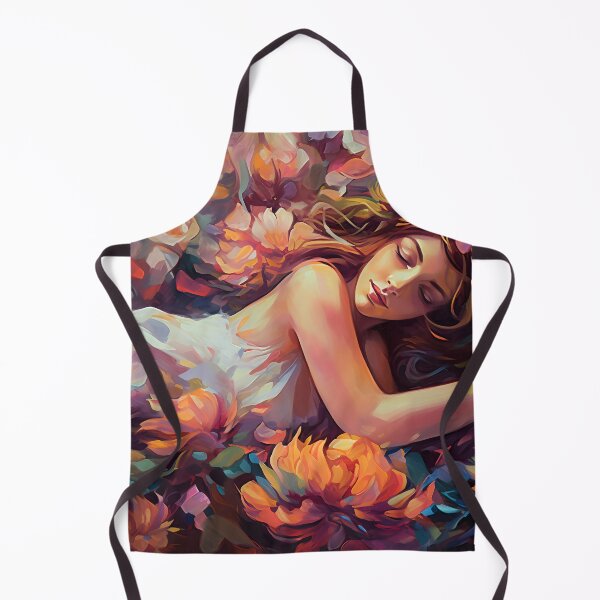 Item preview, Beautiful woman sleeping in the garden designed and sold by Art by Lilia.