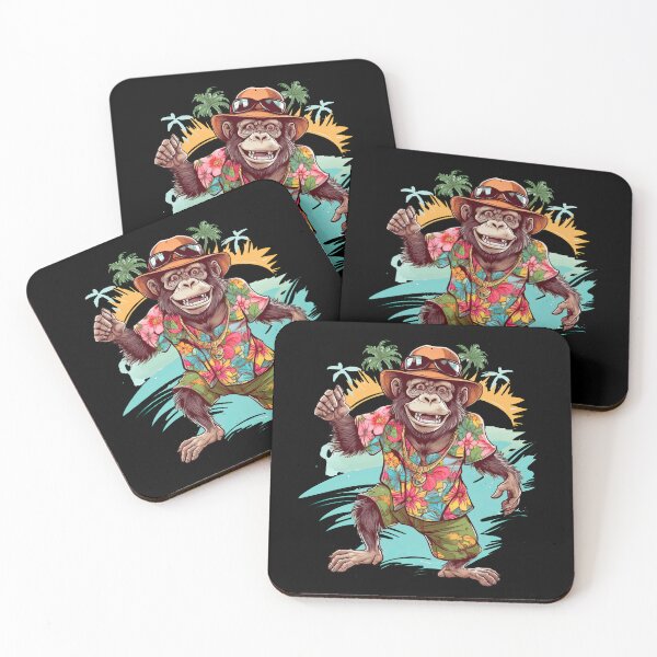 Item preview, Primate Paradise Hawaiian Aloha Beach Wear designed and sold by DooodleGod.