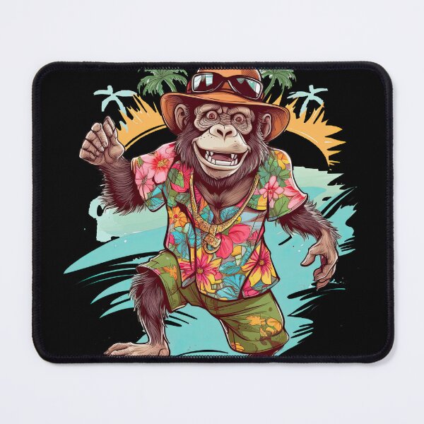 Item preview, Primate Paradise Hawaiian Aloha Beach Wear designed and sold by DooodleGod.