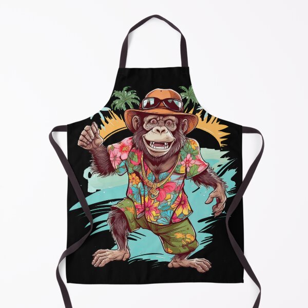 Item preview, Primate Paradise Hawaiian Aloha Beach Wear designed and sold by DooodleGod.