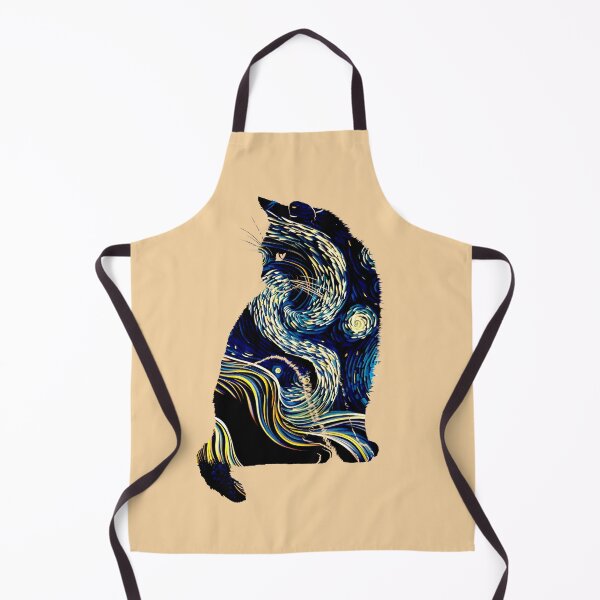 Item preview, Van gogh Starry Night Cat designed and sold by Vangoholic.