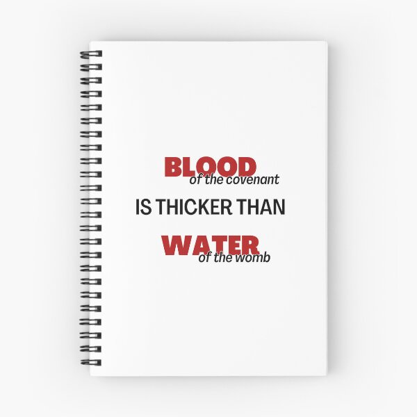 Item preview, Blood is Thicker than Water designed and sold by My Smilie Face.