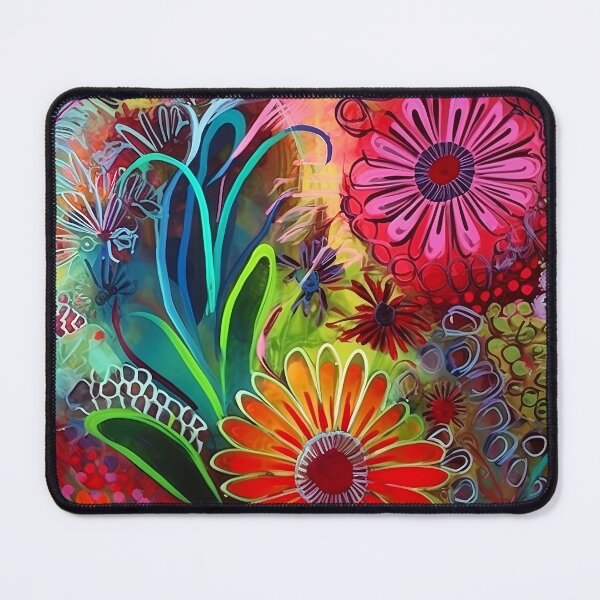 Item preview, Countrystyle abstract florals 7 designed and sold by Art by Lilia.