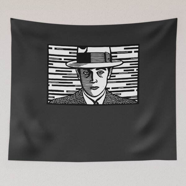 Item preview, Le Samourai Alan Delon Film Noir Block designed and sold by JanetMo2.