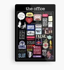 The Office | Elements | Quotes Metal Print