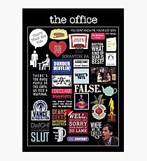 The Office | Elements | Quotes Photographic Print