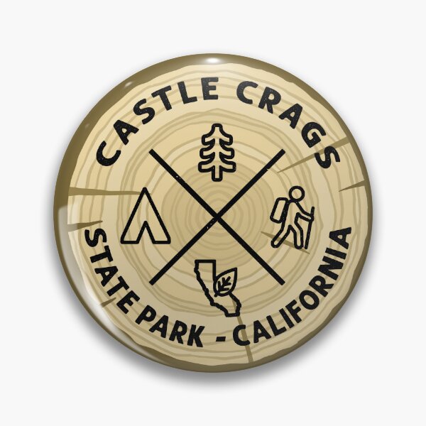 Item preview, Castle Crags State Park California Log Slice designed and sold by VanyaKar.