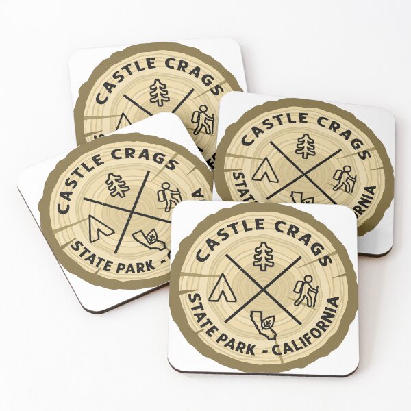 Item preview, Castle Crags State Park California Log Slice designed and sold by VanyaKar.