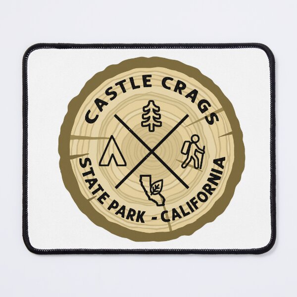 Item preview, Castle Crags State Park California Log Slice designed and sold by VanyaKar.