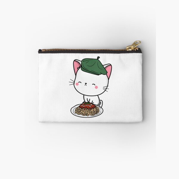 Item preview, Cat eating Spaghetti - White Angora Cat36 designed and sold by tienminh14.