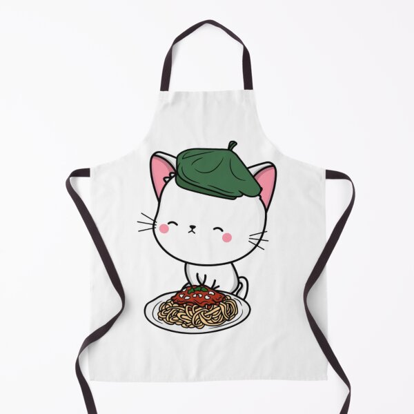 Item preview, Cat eating Spaghetti - White Angora Cat36 designed and sold by tienminh14.