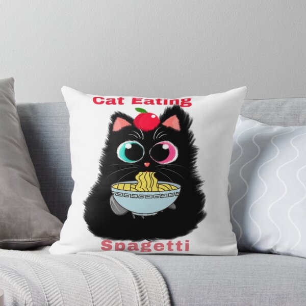 Item preview, Cat Eating Spaghetti funny cat7 designed and sold by tienminh14.