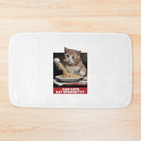 Item preview, Funny Cat Eating Spaghetti. Can cats eat spaghetti24 designed and sold by tienminh14.