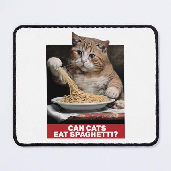 Item preview, Funny Cat Eating Spaghetti. Can cats eat spaghetti24 designed and sold by tienminh14.