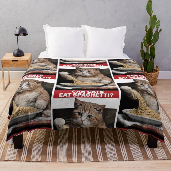 Item preview, Funny Cat Eating Spaghetti. Can cats eat spaghetti24 designed and sold by tienminh14.