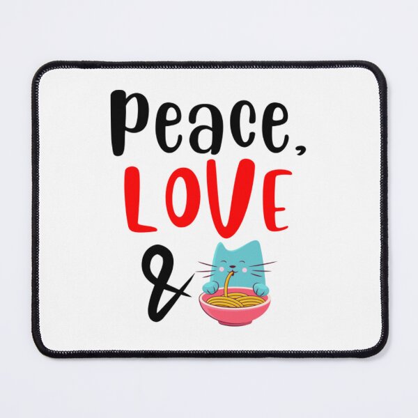 Item preview, Peace Love and Spaghetti Cat15 designed and sold by tienminh14.