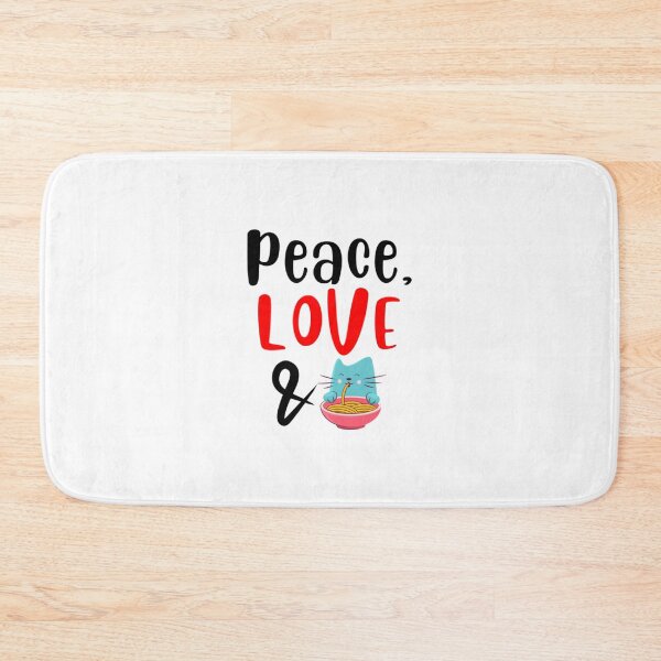 Item preview, Peace Love and Spaghetti Cat15 designed and sold by tienminh14.