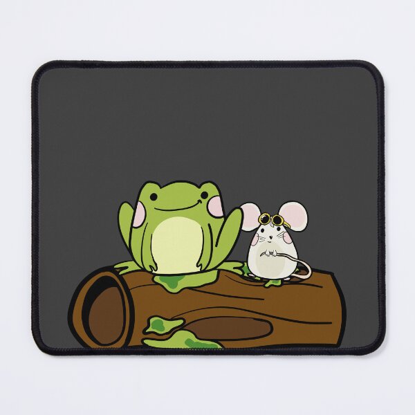 Item preview, Frog and Mouse Just Chilling Together on a Log designed and sold by StateOfDaisy.