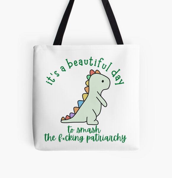 Item preview, Smash the Patriarchy Dinosaur Green designed and sold by playfruit.