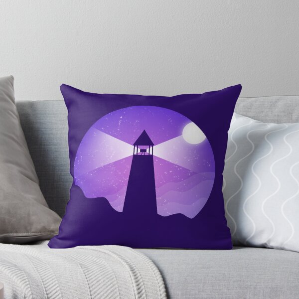 Item preview, Purple lighthouse - violet sky designed and sold by SaraDarwish.