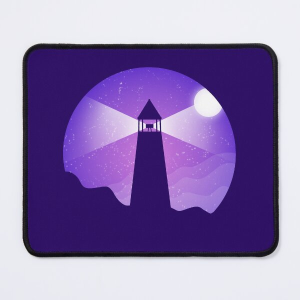 Item preview, Purple lighthouse - violet sky designed and sold by SaraDarwish.
