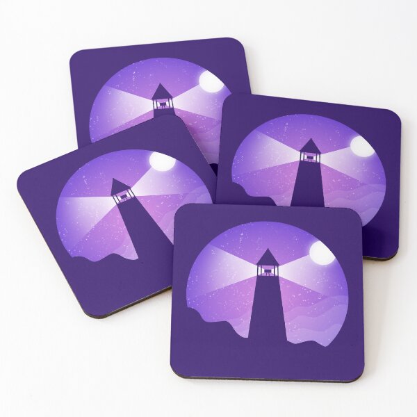 Item preview, Purple lighthouse - violet sky designed and sold by SaraDarwish.