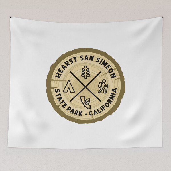 Item preview, Hearst San Simeon State Park California Log Slice designed and sold by VanyaKar.