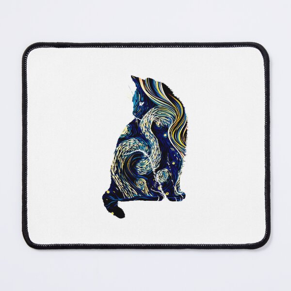 Item preview, Van gogh Starry Night Cat designed and sold by Vangoholic.