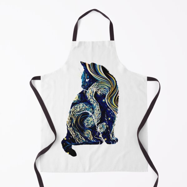 Item preview, Van gogh Starry Night Cat designed and sold by Vangoholic.