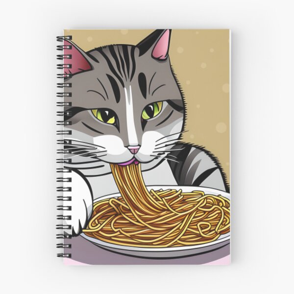 Item preview, Cat Eating Spaghetti12 designed and sold by thanhnghiep14.