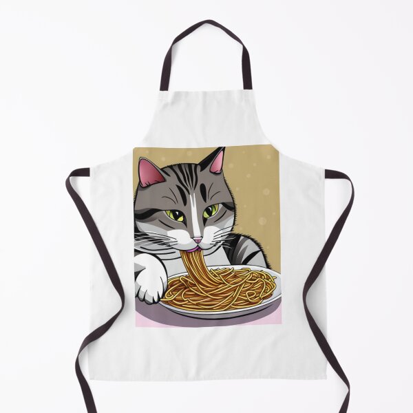 Aperçu de l'œuvre Chat mangeant des spaghettis12 créée et vendue par thanhnghiep14.