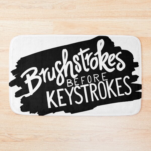 Item preview, Brushstrokes Before Keystrokes designed and sold by latheandquill.