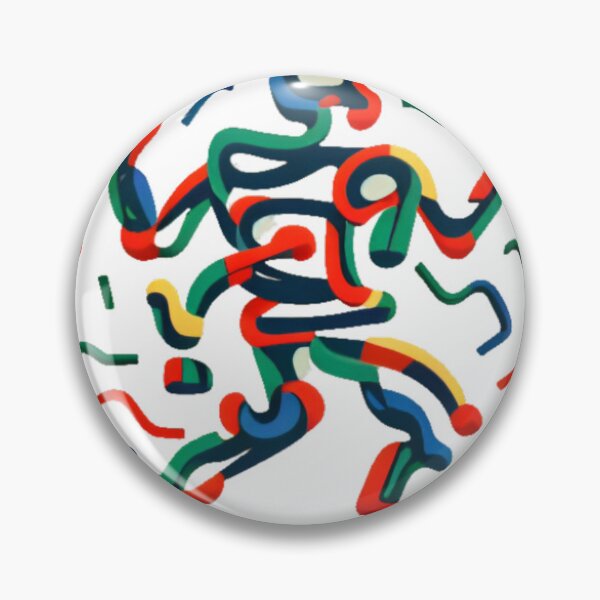 Item preview, Abstract Illustrations a painting of a running man designed and sold by rosagreg.