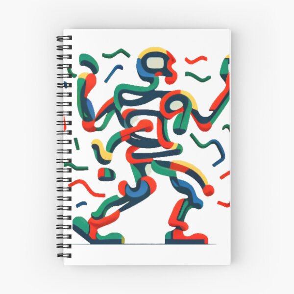 Item preview, Abstract Illustrations a painting of a running man designed and sold by rosagreg.